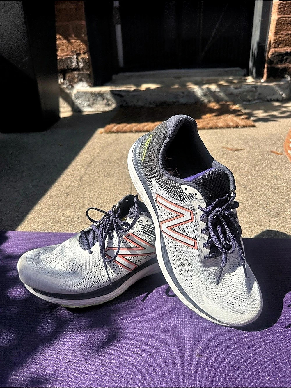 New Balance Fresh Foam 1080v7 White & Purple US 10